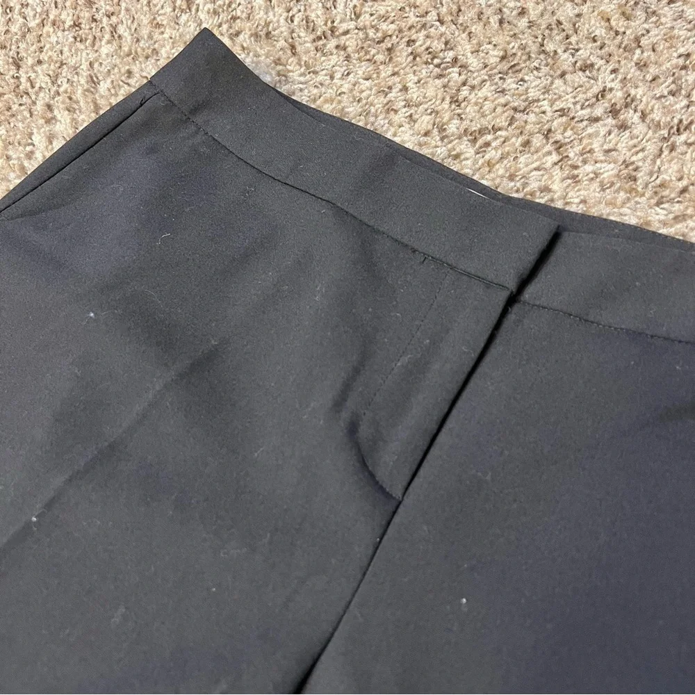 NWT LAUNDRY BY SHELLI SEGAL THE HAILEE MODERN FIT FLARE Black dress pant 12